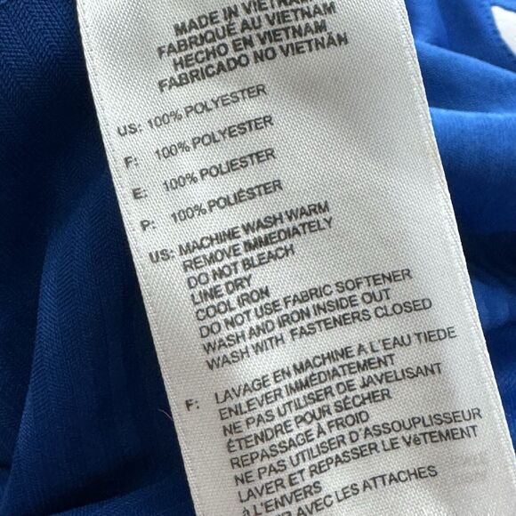 Adidas Adipure Men’s Large Blue & White Full Zip Track Jacket Zipup - Picture 5 of 13